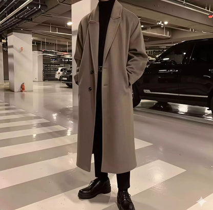 Single-Breasted Coat AlexShogun - Single-Breasted Coat AlexShogun Alex Shogun Men's Clothes