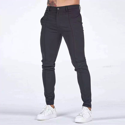 Skinny Business-Casual Pants AlexShogun - Skinny Business-Casual Pants AlexShogun Alex Shogun Men's Clothes