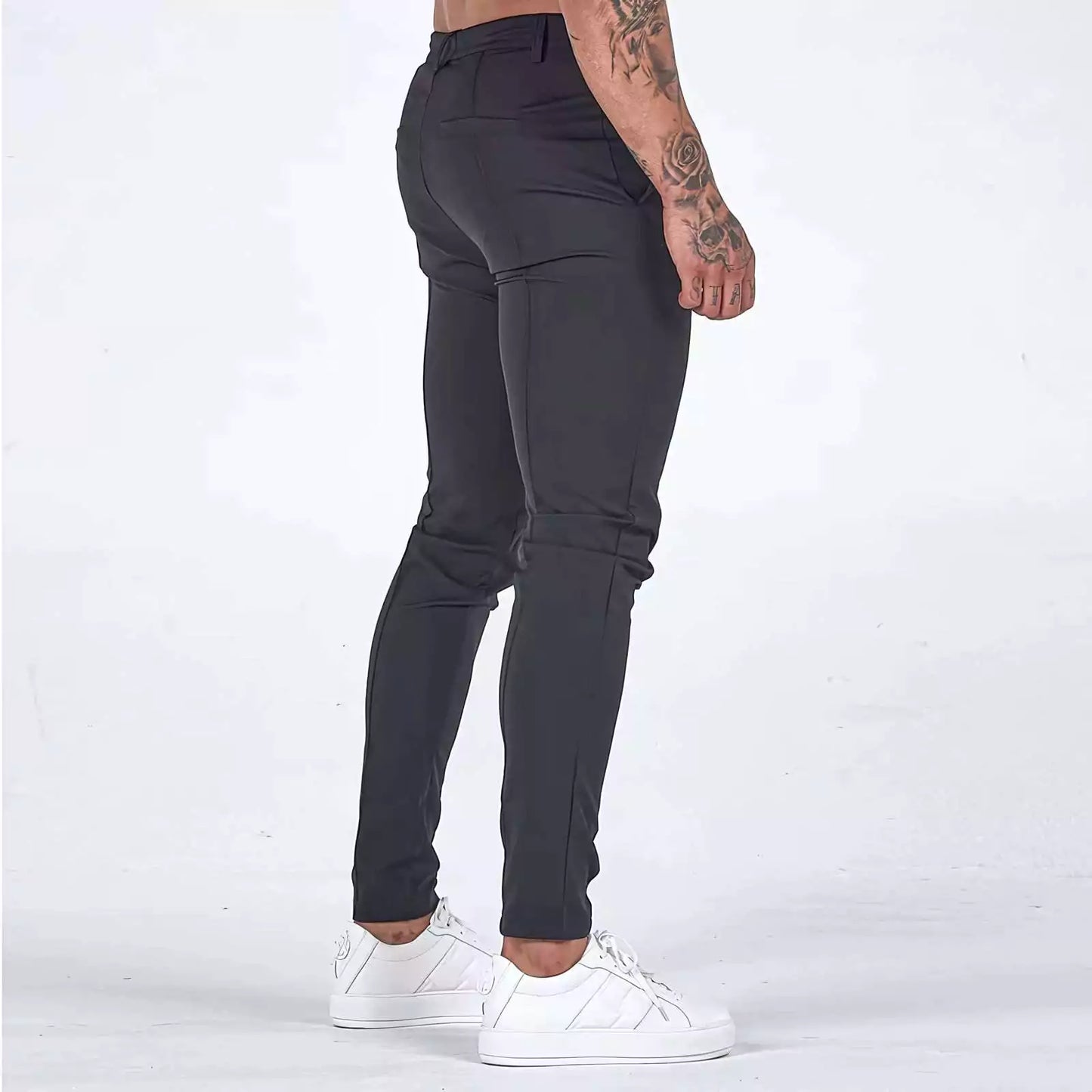Skinny Business-Casual Pants AlexShogun - Skinny Business-Casual Pants AlexShogun Alex Shogun Men's Clothes