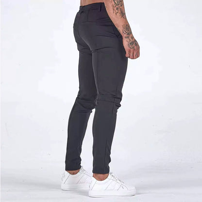 Skinny Business-Casual Pants AlexShogun - Skinny Business-Casual Pants AlexShogun Alex Shogun Men's Clothes