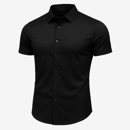 Slim Fit Short-Sleeve Shirt Alex Shogun - Men's Short Sleeve Dress Shirt | Classic Slim Fit | Alex Shogun Alex Shogun Men's Clothes
