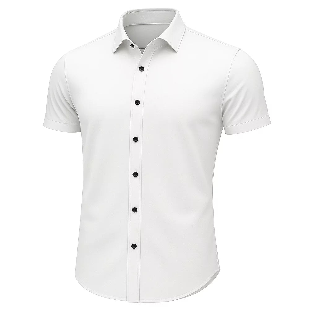Slim Fit Short-Sleeve Shirt Alex Shogun - Men's Short Sleeve Dress Shirt | Classic Slim Fit | Alex Shogun Alex Shogun Men's Clothes