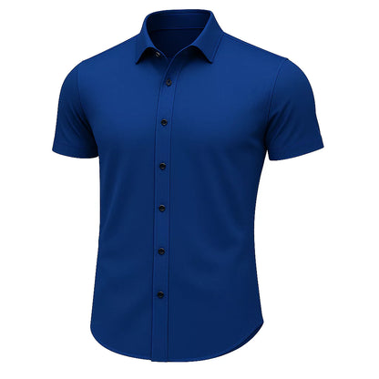 Slim Fit Short-Sleeve Shirt Alex Shogun - Men's Short Sleeve Dress Shirt | Classic Slim Fit | Alex Shogun Alex Shogun Men's Clothes