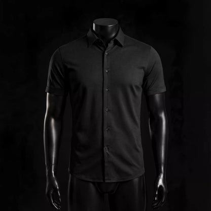 Slim Fit Short-Sleeve Shirt Alex Shogun - Men's Short Sleeve Dress Shirt | Classic Slim Fit | Alex Shogun Alex Shogun Men's Clothes