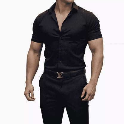 Slim Fit Short-Sleeve Shirt Alex Shogun - Slim Fit Short-Sleeve Shirt Alex Shogun Alex Shogun Men's Clothes