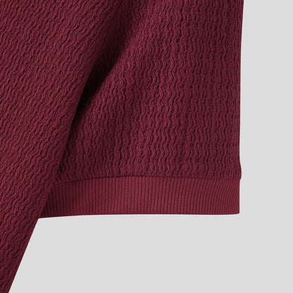 Sovereign Turtle Neck T-Shirt - Men's Knit T-Shirt | Classic Masculine Style | Alex Shogun Alex Shogun Men's Clothes