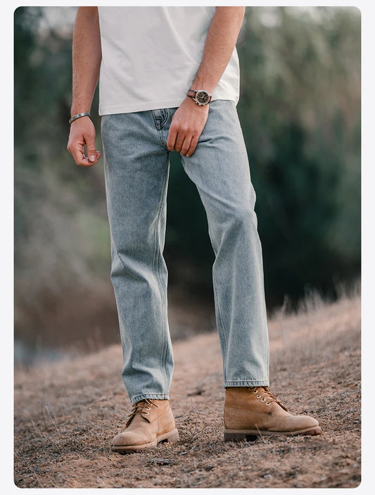 Straight Jeans Alex Shogun - Shop Men's Vintage Straight Fit Tapered Jeans  Alex Shogun Men's Clothes