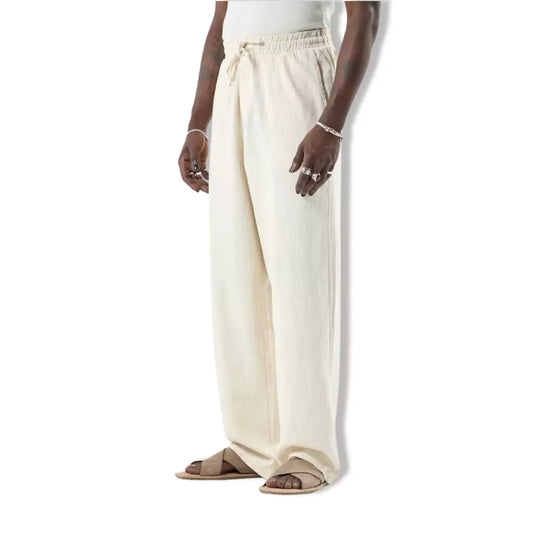 Straight Linen Pants - Straight Linen Pants Alex Shogun Men's Clothes