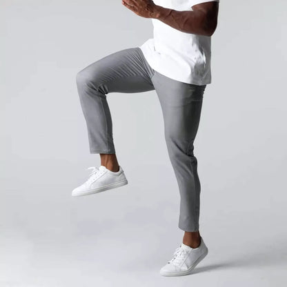 Stretch Tailored-Fit Trousers - Men's Slim Fit Stretch Trousers | Dress Pants | Alex Shogun Alex Shogun Men's Clothes