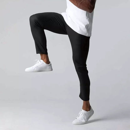 Stretch Tailored-Fit Trousers - Men's Slim Fit Stretch Trousers | Dress Pants | Alex Shogun Alex Shogun Men's Clothes