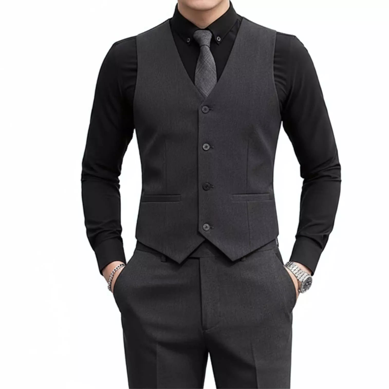 The Apex Tailored Vest - The Apex Tailored Vest Alex Shogun Men's Clothes