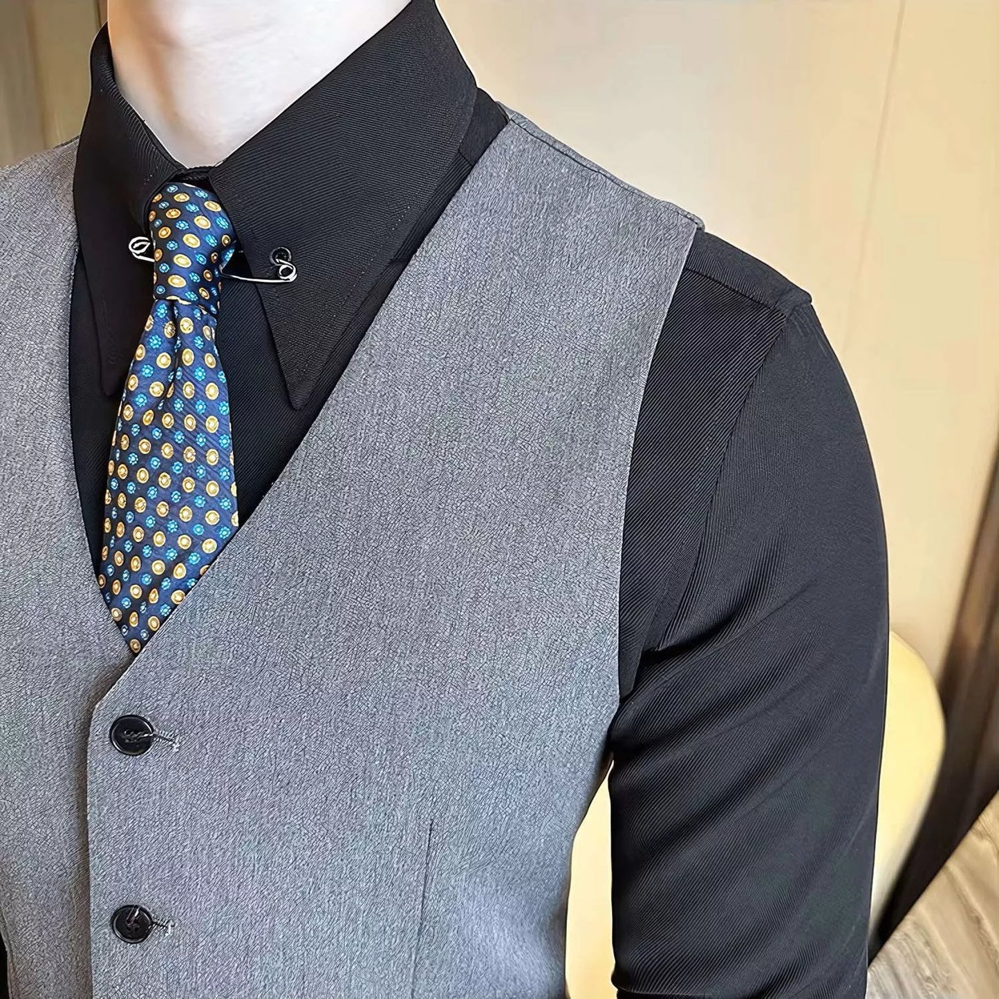 The Apex Tailored Vest - The Apex Tailored Vest Alex Shogun Men's Clothes