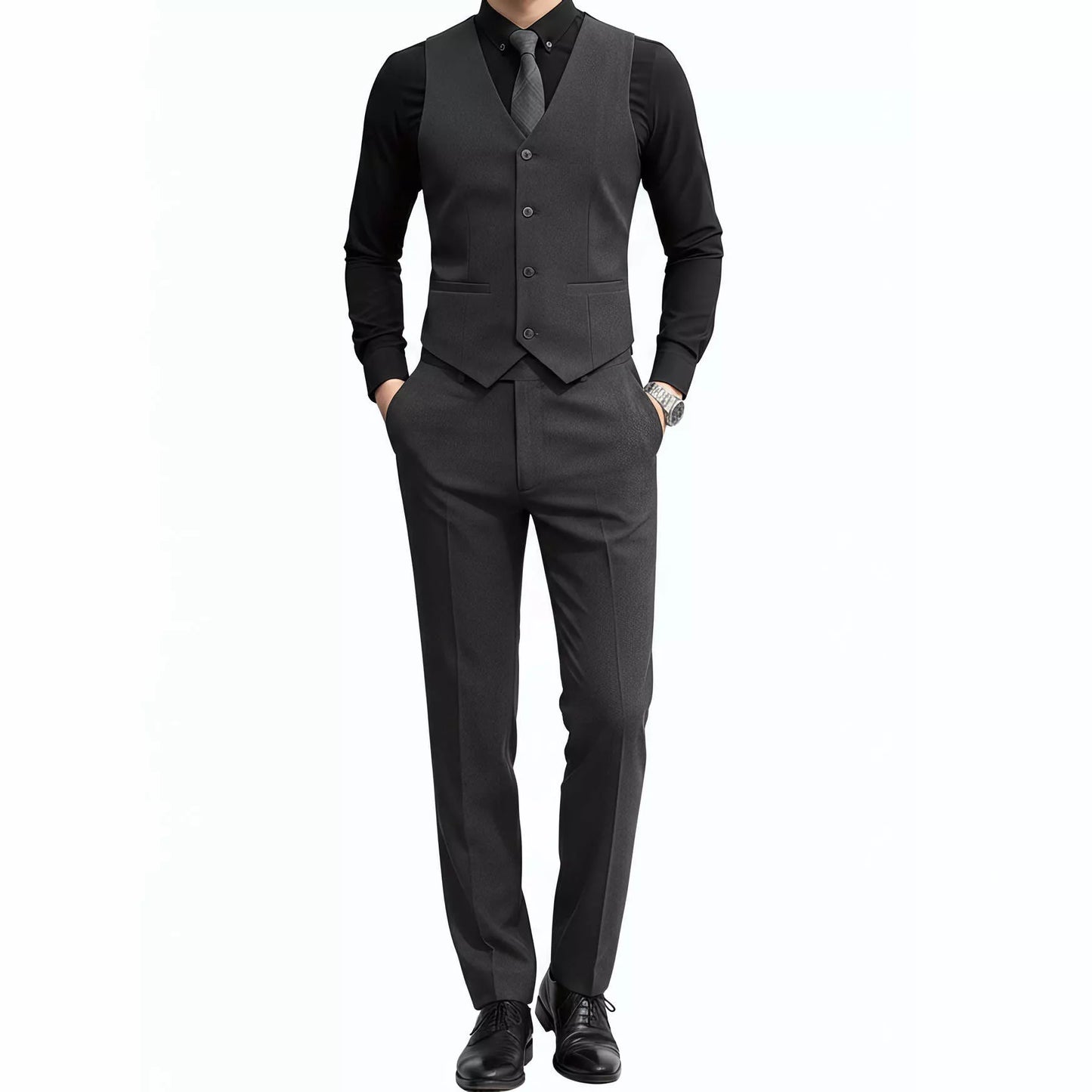 The Apex Tailored Vest - The Apex Tailored Vest Alex Shogun Men's Clothes