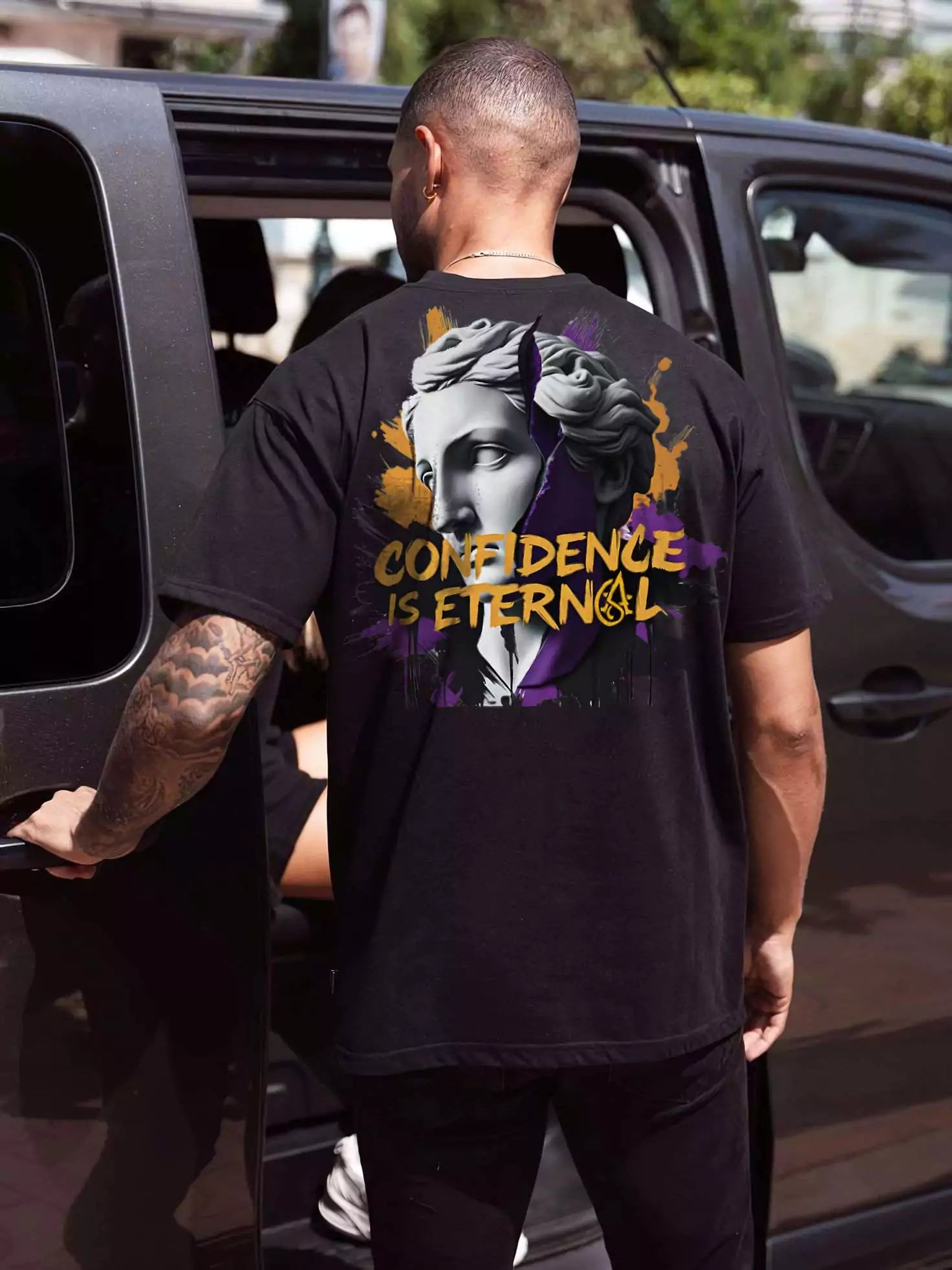 The Architect's Muse Tee - Alex Shogun: Architect's Muse | Luxury and Vintage Graphic Cotton Tee Alex Shogun Men's Clothes