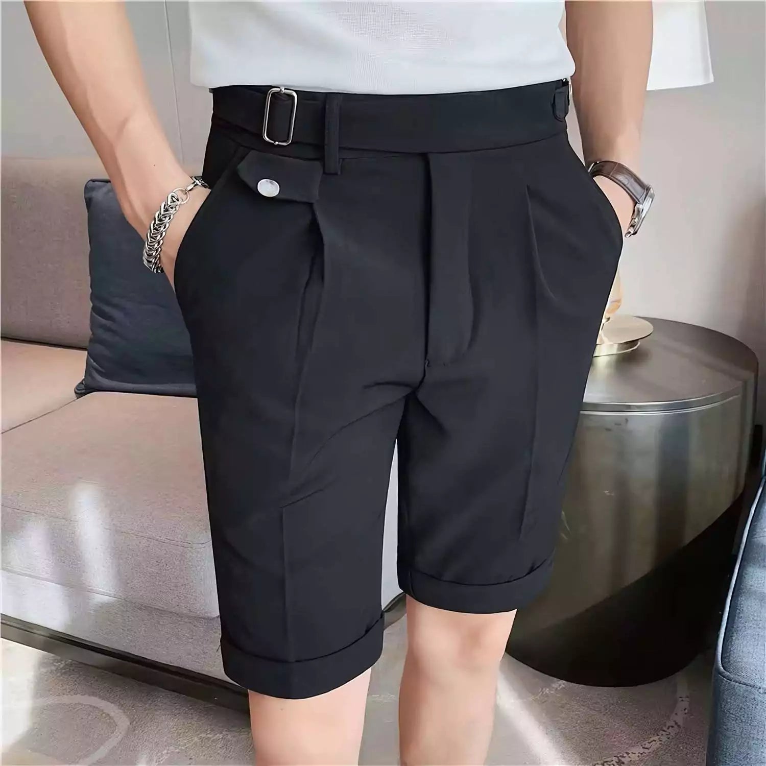 The Ascot Elite Shorts - The Ascot Elite Shorts – Men's Business Casual & Smart Old Money Style Alex Shogun Men's Clothes