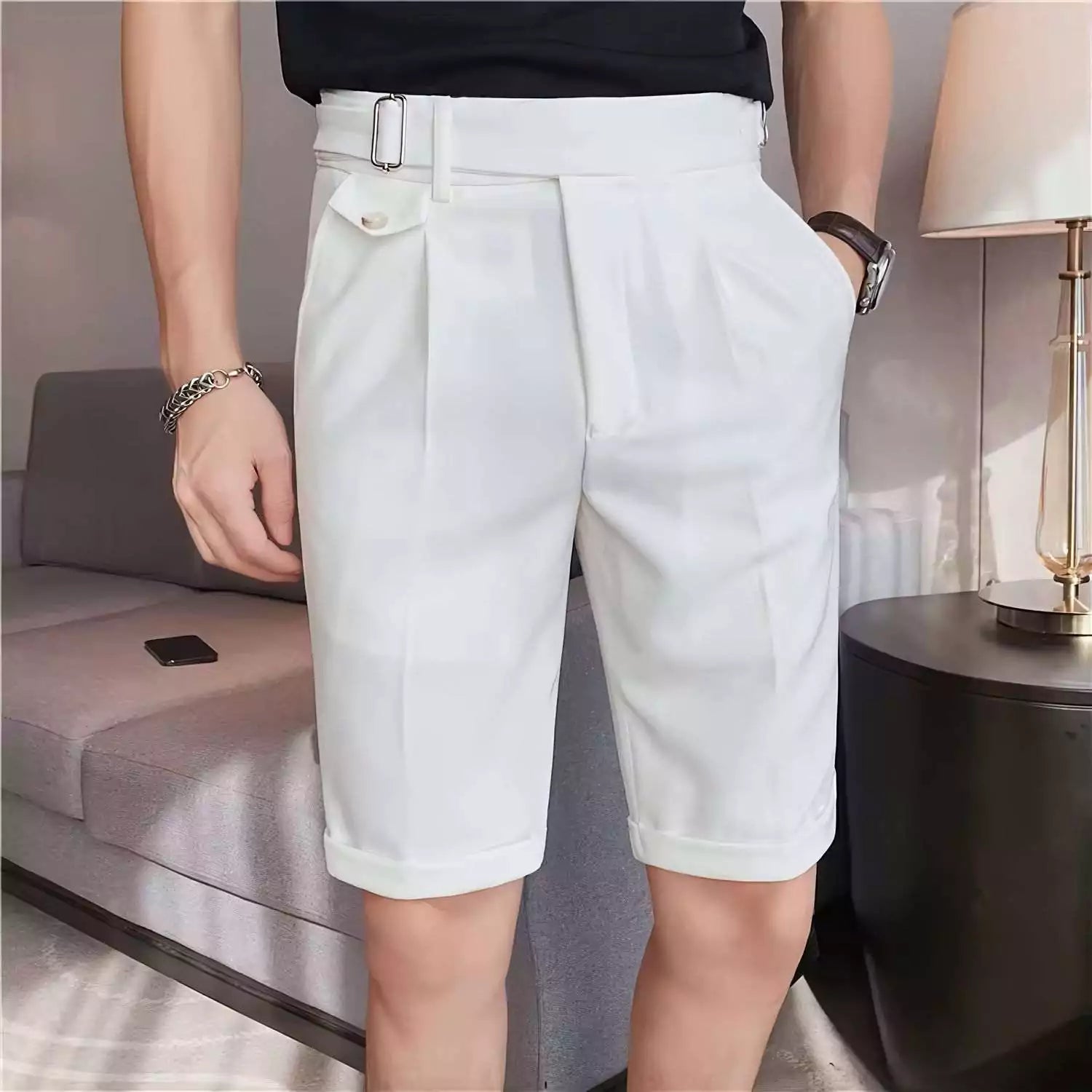 The Ascot Elite Shorts - The Ascot Elite Shorts – Men's Business Casual & Smart Old Money Style Alex Shogun Men's Clothes