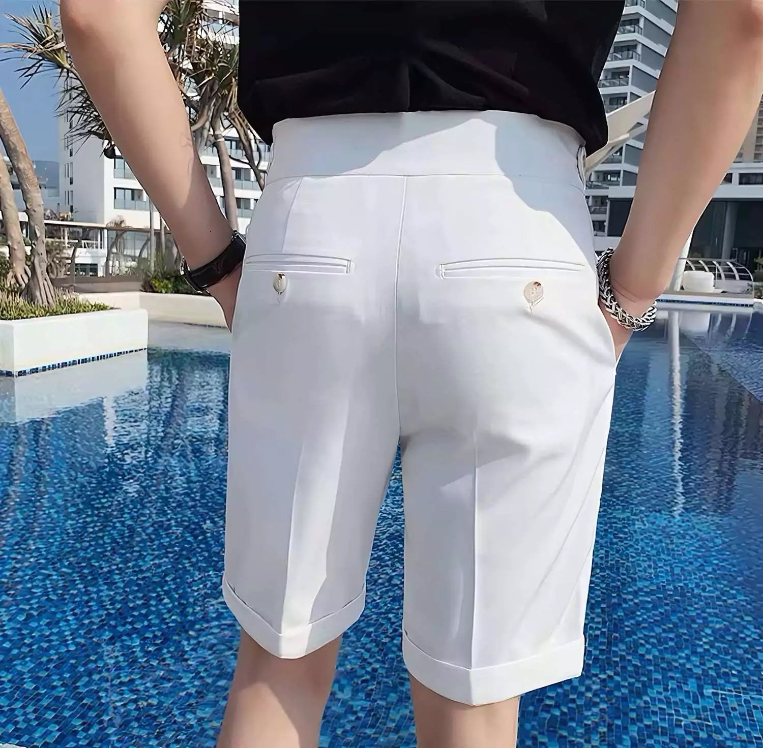 The Ascot Elite Shorts - The Ascot Elite Shorts – Men's Business Casual & Smart Old Money Style Alex Shogun Men's Clothes