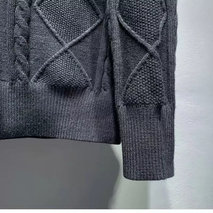 The Balmoral Knit Cardigan - Modern Knit Cardigan - Elevate Your Winter Wardrobe Alex Shogun Men's Clothes