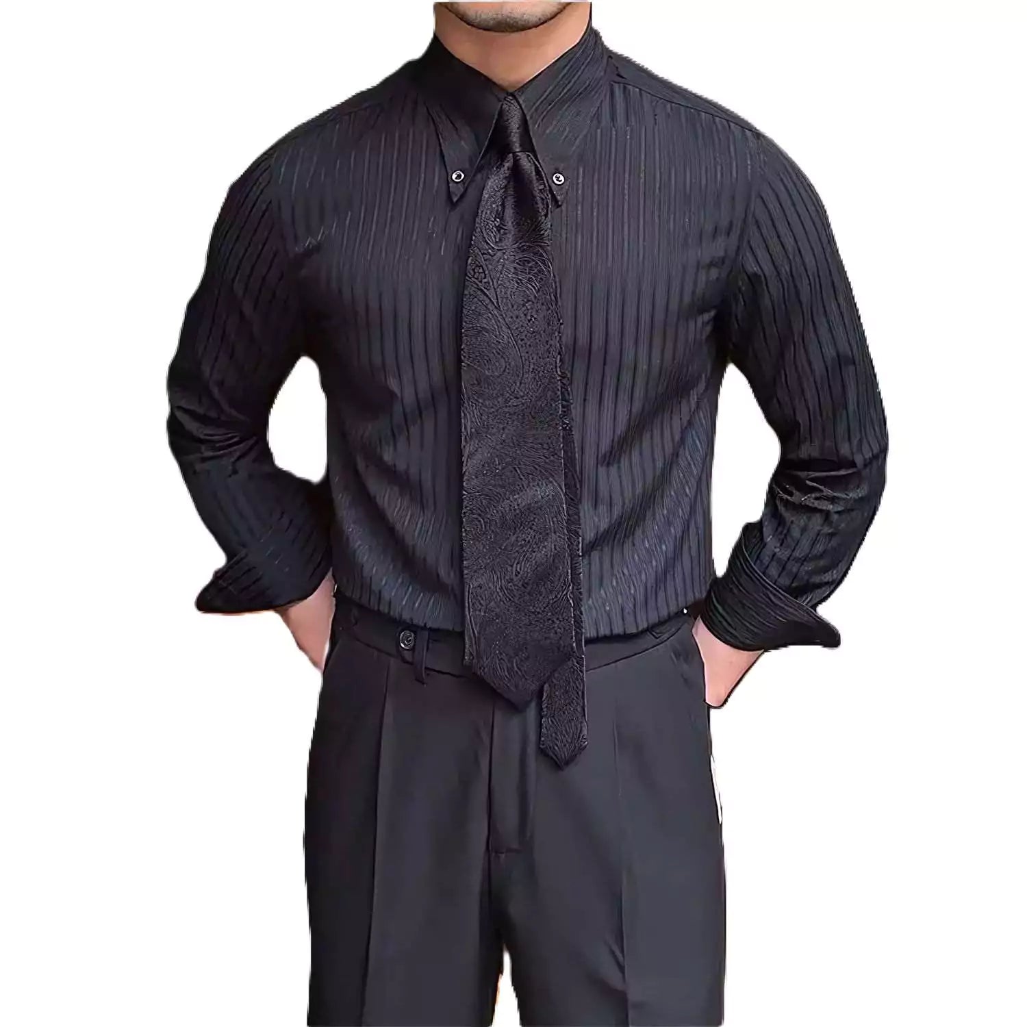 The Beaumont – Striped Shirt - The Beaumont – Striped Shirt Alex Shogun Men's Clothes