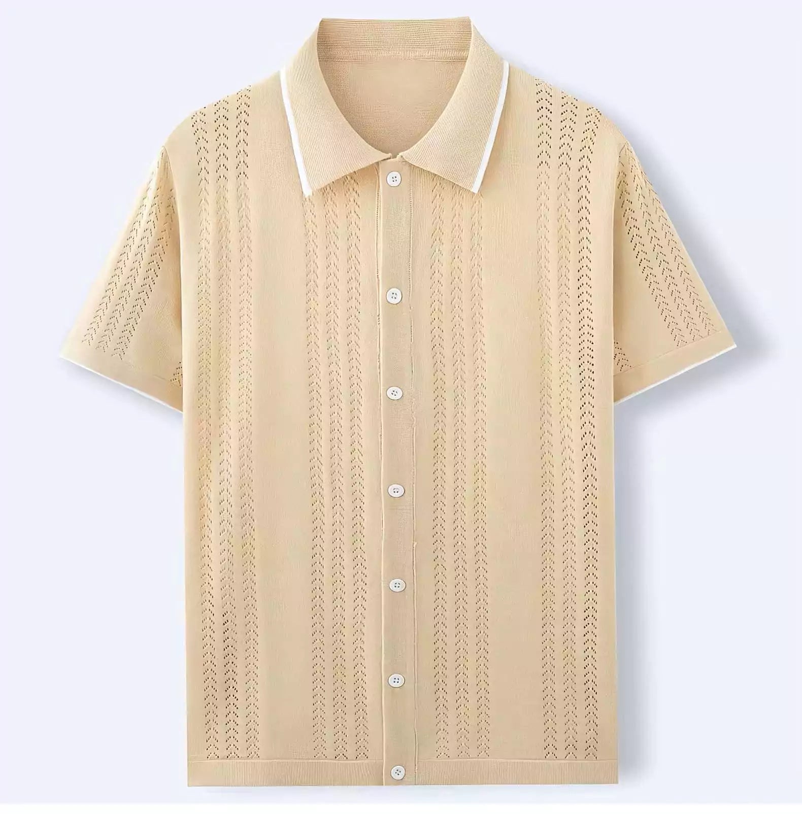 The Gatsby Cuban Polo Shirt - The Gatsby Men's Cuban Shirts | Stylish & Comfortable Alex Shogun Men's Clothes