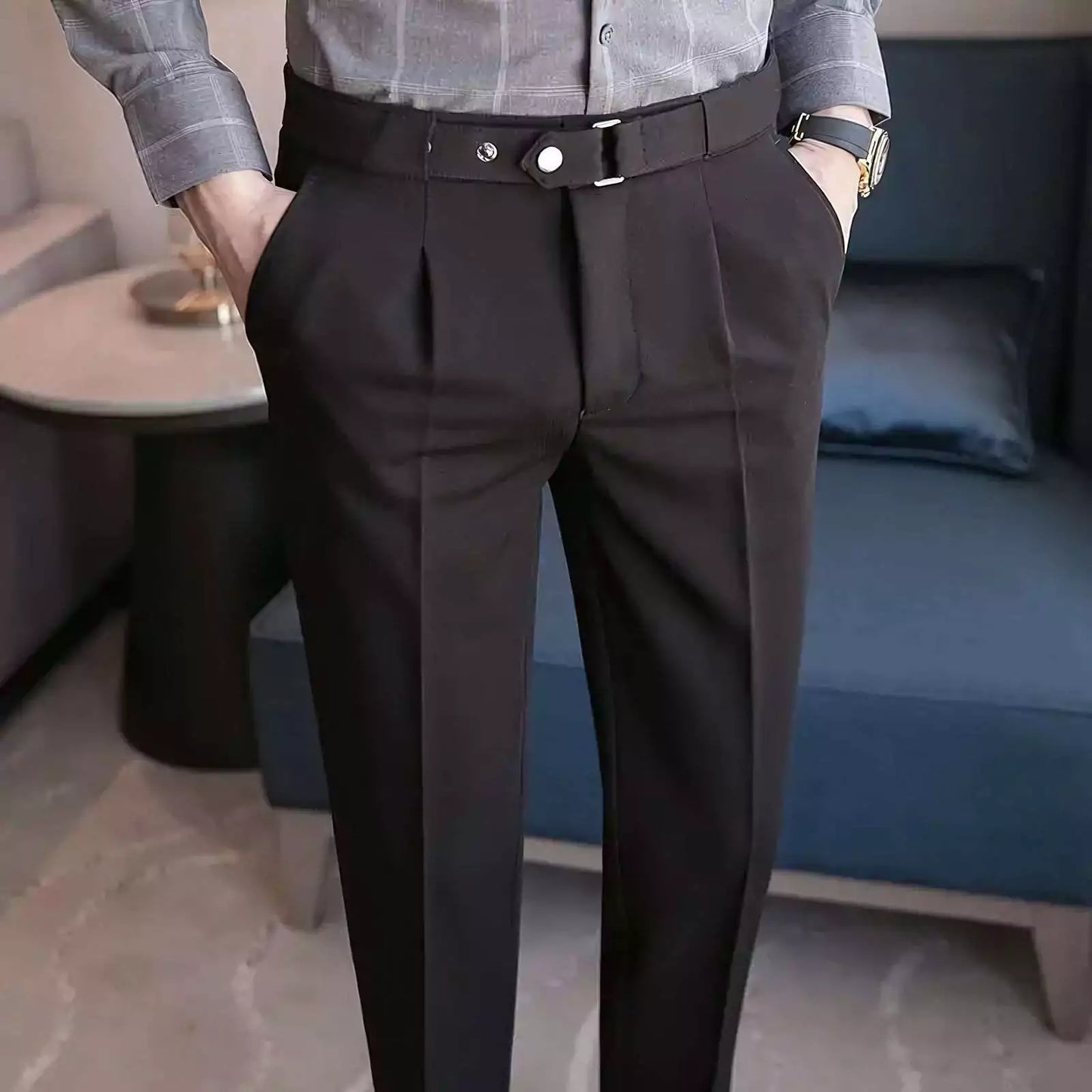 The Gentleman's Essential Trousers - Luxury Dress Pants for Men: Elevate Your Stylish Trousers Alex Shogun Men's Clothes