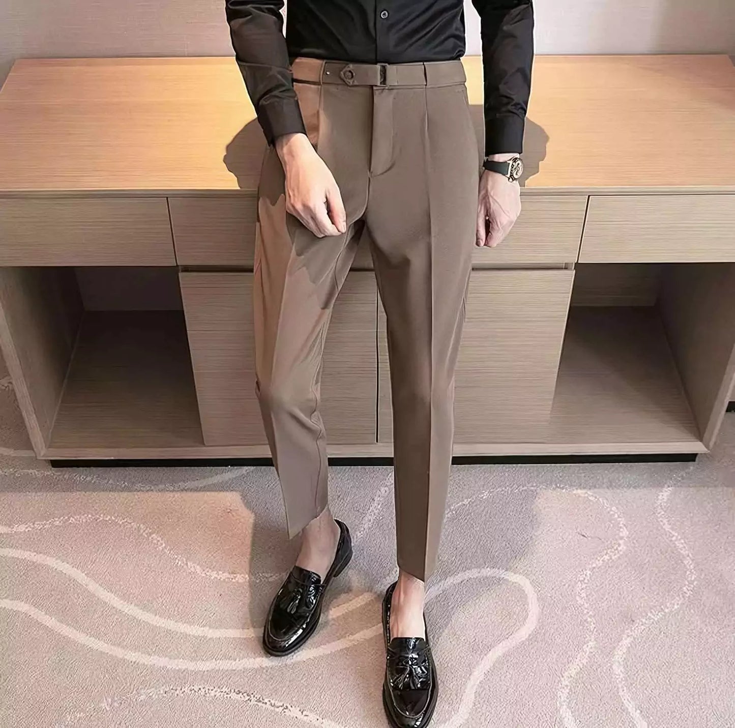 The Gentleman's Essential Trousers - Luxury Dress Pants for Men: Elevate Your Stylish Trousers Alex Shogun Men's Clothes