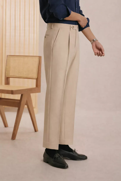 The Heirloom Straight Trouser - Men's High Waist Straight Suit Trousers | Flat Front | Alex Shogun Alex Shogun Men's Clothes