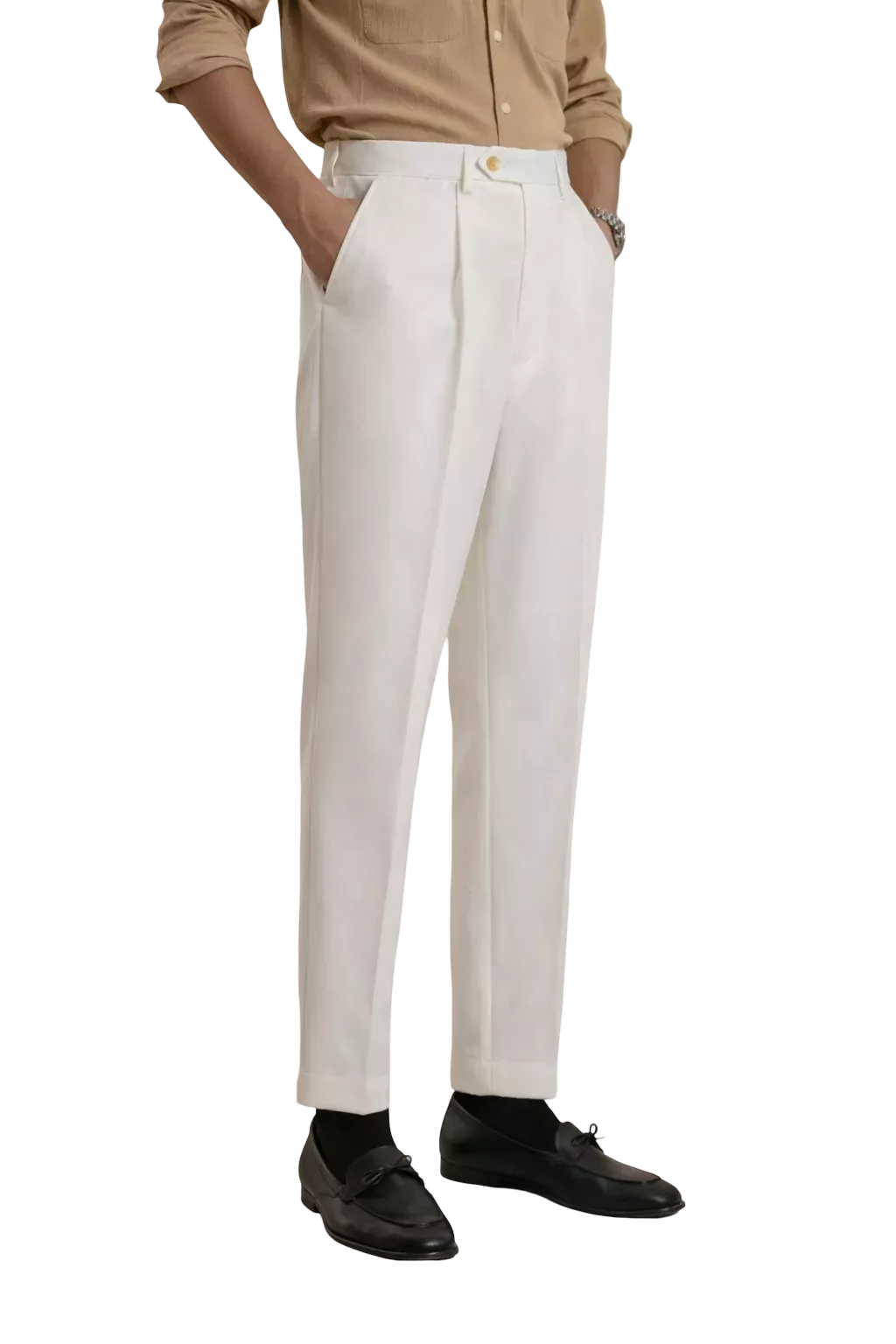 The Heirloom Straight Trouser - Men's High Waist Straight Suit Trousers | Flat Front | Alex Shogun Alex Shogun Men's Clothes