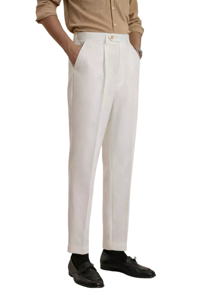 The Heirloom Straight Trouser - Men's High Waist Straight Suit Trousers | Flat Front | Alex Shogun Alex Shogun Men's Clothes