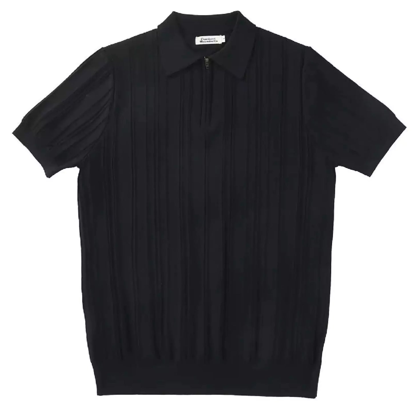 The Zip Ribbed Polo-Shirt - Men's Luxury Knit Polo Shirt | Classic Elegant | Alex Shogun Alex Shogun Men's Clothes