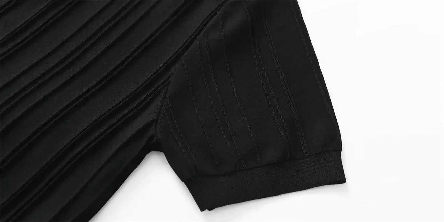 The Zip Ribbed Polo-Shirt - Men's Luxury Knit Polo Shirt | Classic Elegant | Alex Shogun Alex Shogun Men's Clothes