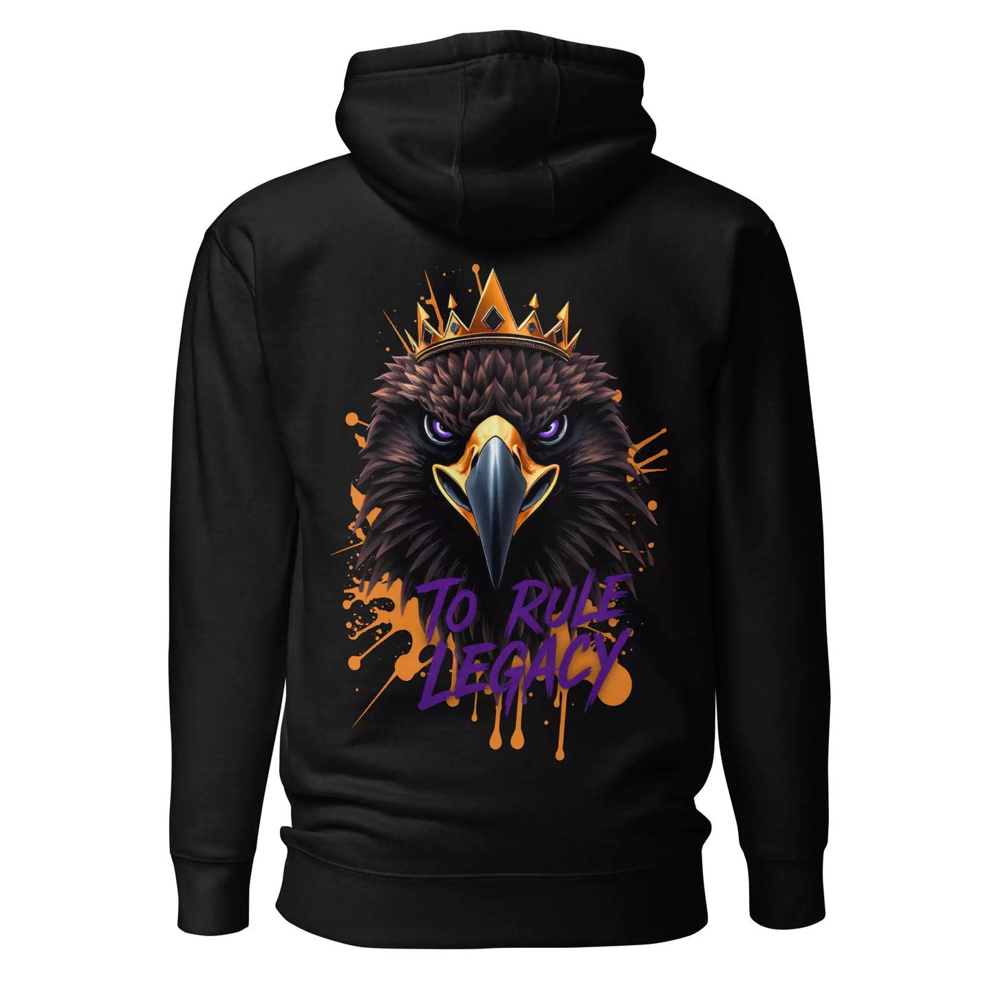 The Legacy Reign Hoodie - Men's Black Graphic Hoodie | Dark Masculine Premium | Alex Shogun Alex Shogun Men's Clothes