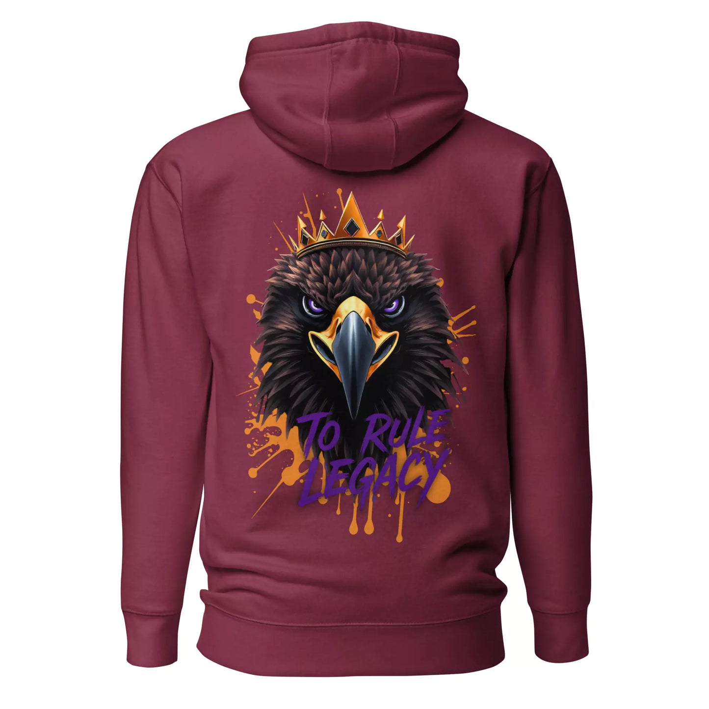 The Legacy Reign Hoodie - Men's Black Graphic Hoodie | Dark Masculine Premium | Alex Shogun Alex Shogun Men's Clothes