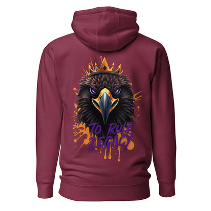 The Legacy Reign Hoodie - Men's Black Graphic Hoodie | Dark Masculine Premium | Alex Shogun Alex Shogun Men's Clothes