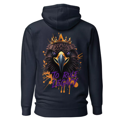 The Legacy Reign Hoodie - Men's Black Graphic Hoodie | Dark Masculine Premium | Alex Shogun Alex Shogun Men's Clothes