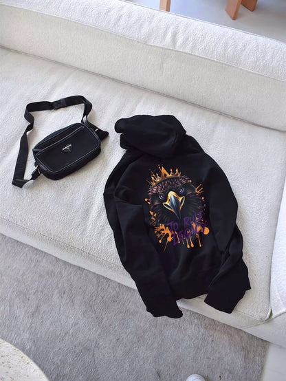 The Legacy Reign Hoodie - Men's Black Graphic Hoodie | Dark Masculine Premium | Alex Shogun Alex Shogun Men's Clothes