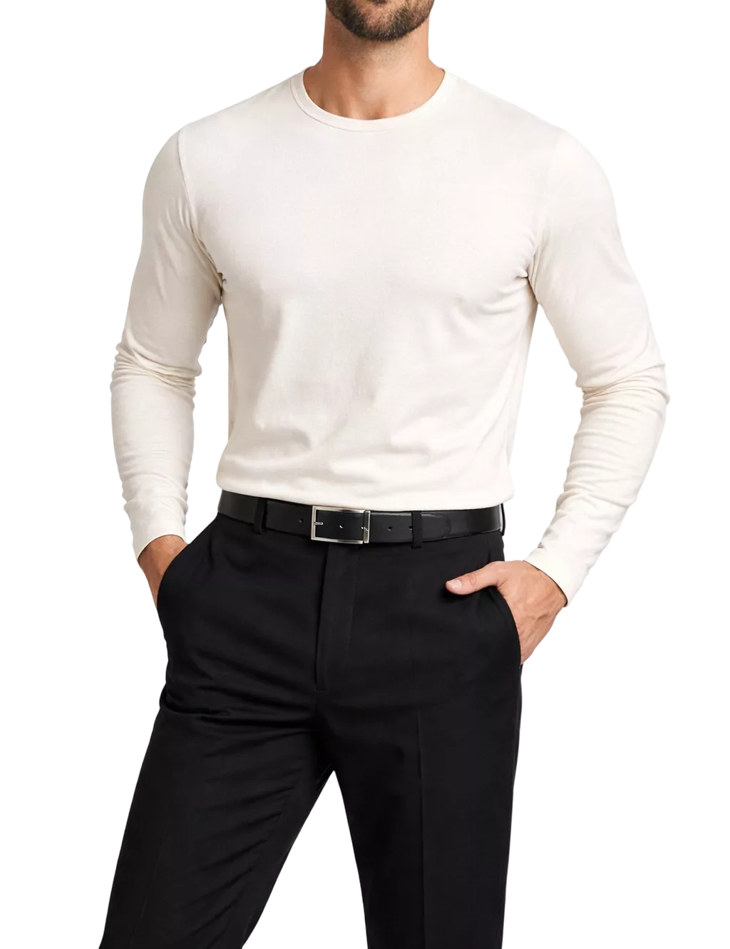 The Minimalist Long-Sleeve Tee - Men's Minimalist Long Sleeve T-Shirt | Organic Cotton | Alex Shogun Alex Shogun Men's Clothes