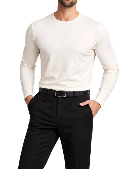 The Minimalist Long-Sleeve Tee - Men's Minimalist Long Sleeve T-Shirt | Organic Cotton | Alex Shogun Alex Shogun Men's Clothes