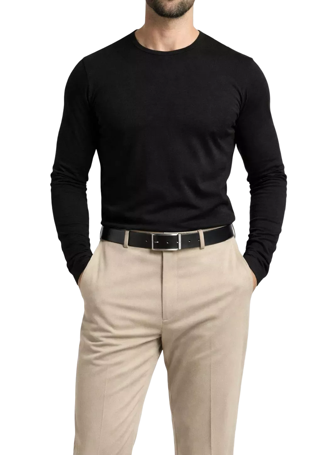 The Minimalist Long-Sleeve Tee - Men's Minimalist Long Sleeve T-Shirt | Organic Cotton | Alex Shogun Alex Shogun Men's Clothes