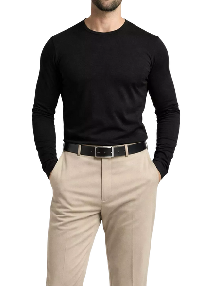 The Minimalist Long-Sleeve Tee - Men's Minimalist Long Sleeve T-Shirt | Organic Cotton | Alex Shogun Alex Shogun Men's Clothes