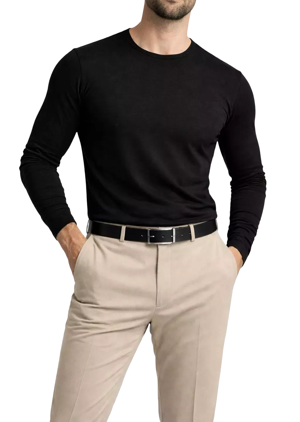 The Minimalist Long-Sleeve Tee - Men's Minimalist Long Sleeve T-Shirt | Organic Cotton | Alex Shogun Alex Shogun Men's Clothes