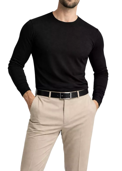 The Minimalist Long-Sleeve Tee - Men's Minimalist Long Sleeve T-Shirt | Organic Cotton | Alex Shogun Alex Shogun Men's Clothes