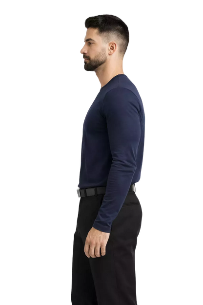 The Minimalist Long-Sleeve Tee - Men's Minimalist Long Sleeve T-Shirt | Organic Cotton | Alex Shogun Alex Shogun Men's Clothes