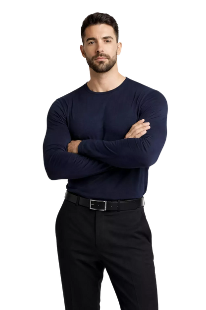 The Minimalist Long-Sleeve Tee - Men's Minimalist Long Sleeve T-Shirt | Organic Cotton | Alex Shogun Alex Shogun Men's Clothes