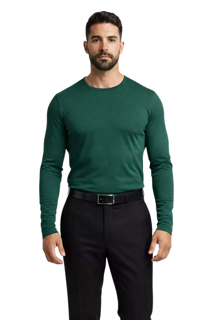 The Minimalist Long-Sleeve Tee - Men's Minimalist Long Sleeve T-Shirt | Organic Cotton | Alex Shogun Alex Shogun Men's Clothes