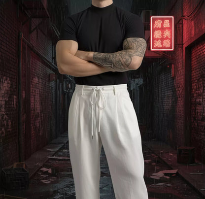 The Modern Mock Neck T-Shirt - The Modern Mock Neck T-Shirt Alex Shogun Men's Clothes