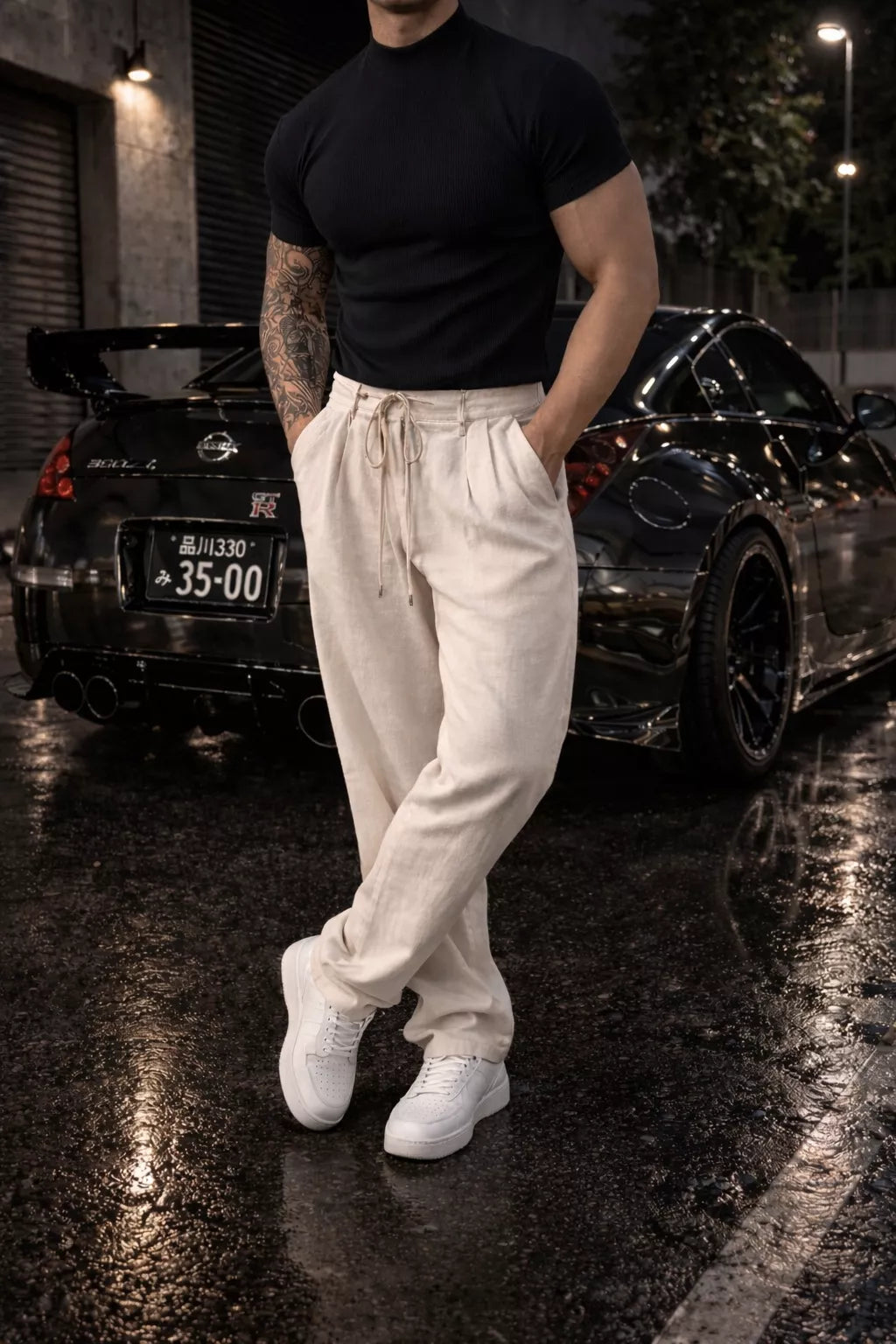 The Modern Mock Neck T-Shirt - The Modern Mock Neck T-Shirt Alex Shogun Men's Clothes