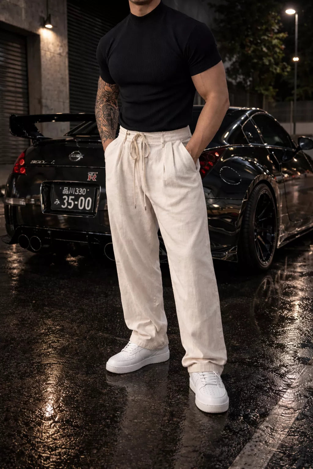 The Modern Mock Neck T-Shirt - The Modern Mock Neck T-Shirt Alex Shogun Men's Clothes