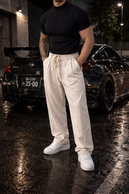 The Modern Mock Neck T-Shirt - The Modern Mock Neck T-Shirt Alex Shogun Men's Clothes