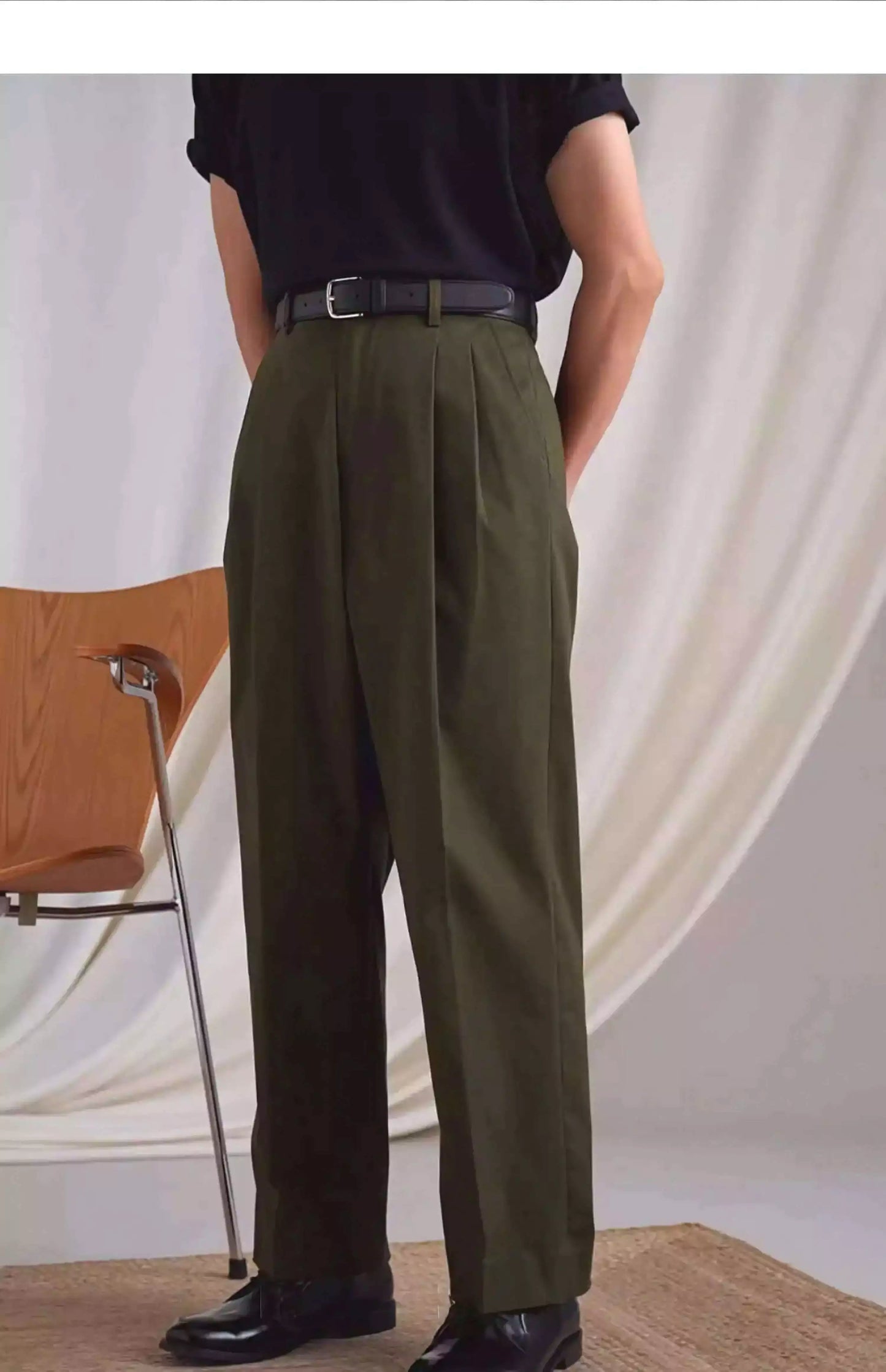 The Napoli High-Waist Pants - The Napoli High-Waist Pants Alex Shogun Men's Clothes